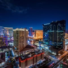 Strip Views! 1 BR Corner Suite at Signature at MGM