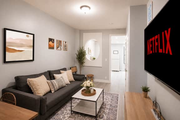 𖡡 First Street Flat - 1BR Apt just 15 Min to NYC